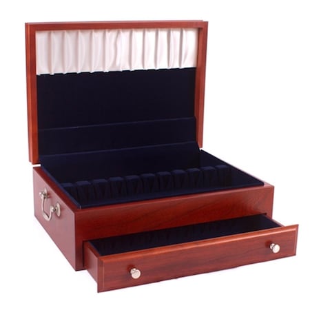 American Chest American Chest F01M Bounty One Drawer Flatware Chest; Mahogany F01M